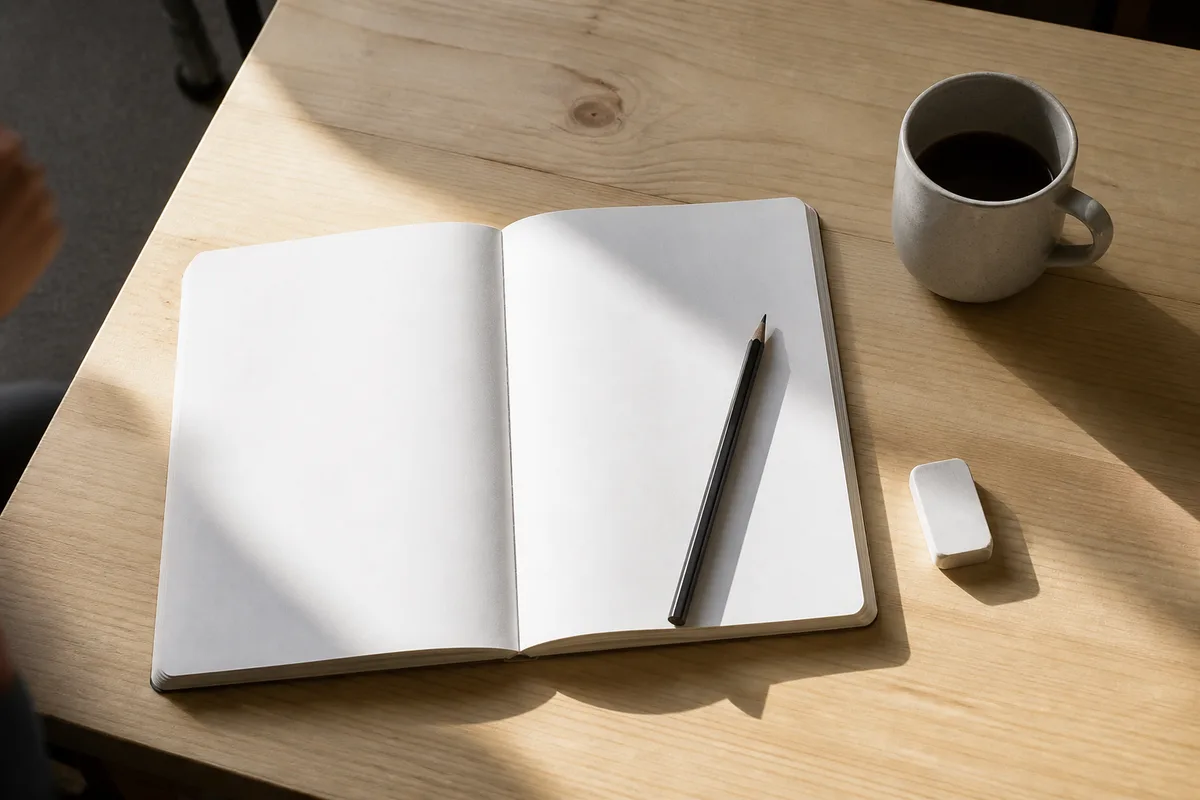 Table de travail d&rsquo;un comédien avec un texte de théâtre classique annoté au crayon
